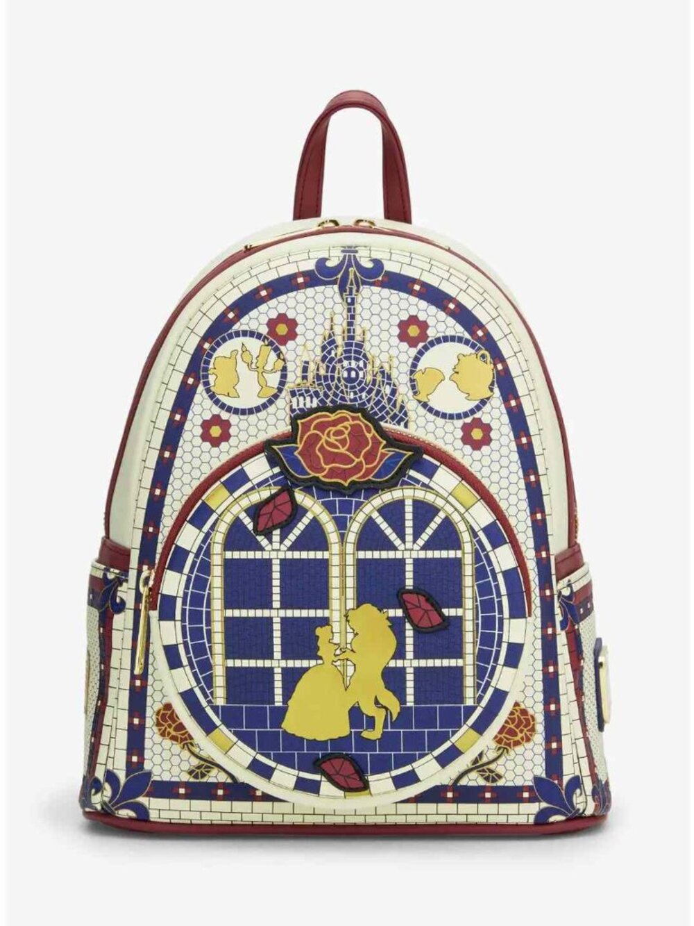Loungefly Beauty & Beast Mosaic Mini Backpack BoxLunch Exclusive NWT Price: $10